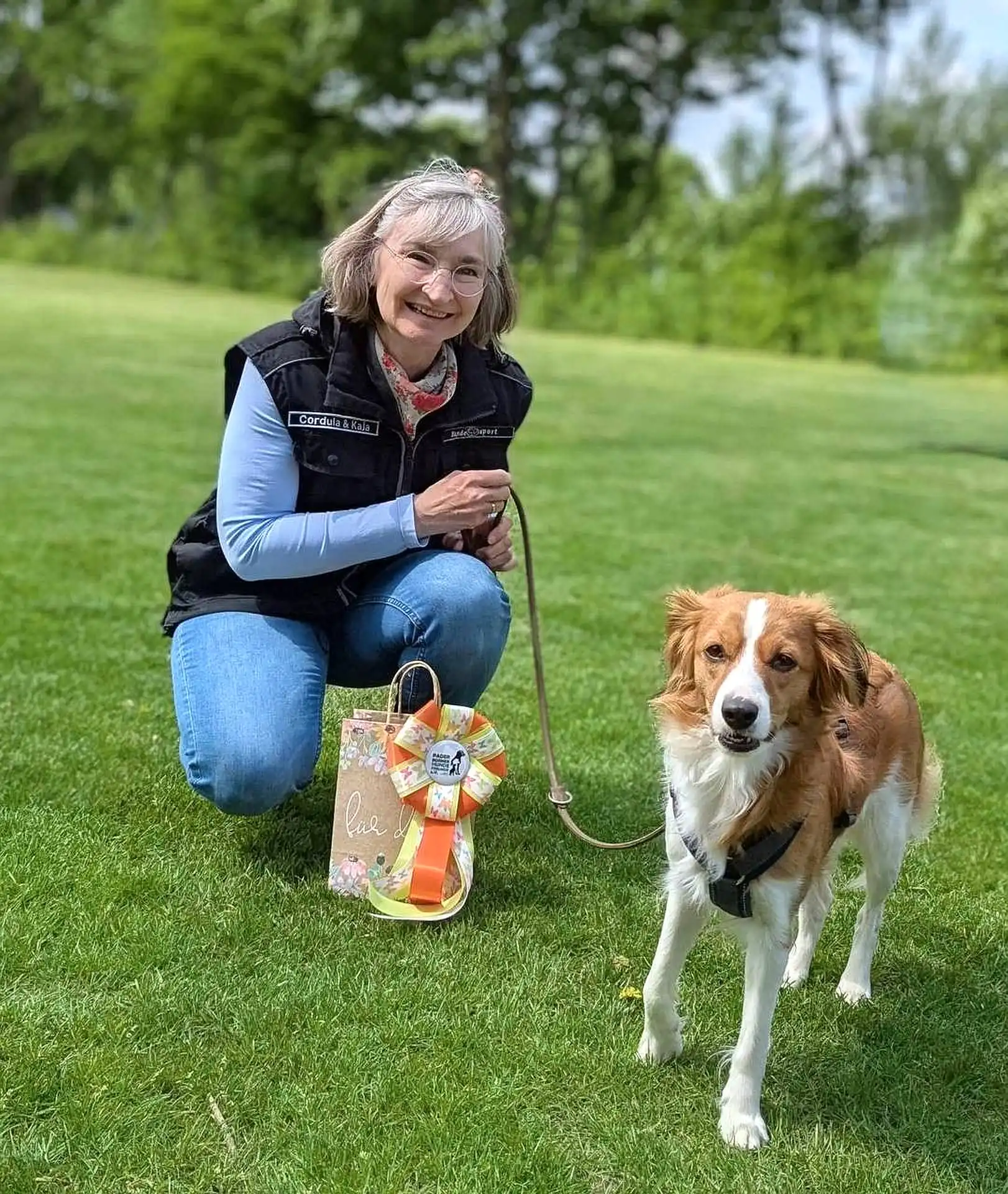 Cordula Helling mit Benkaja vom Bevergerner Pättken