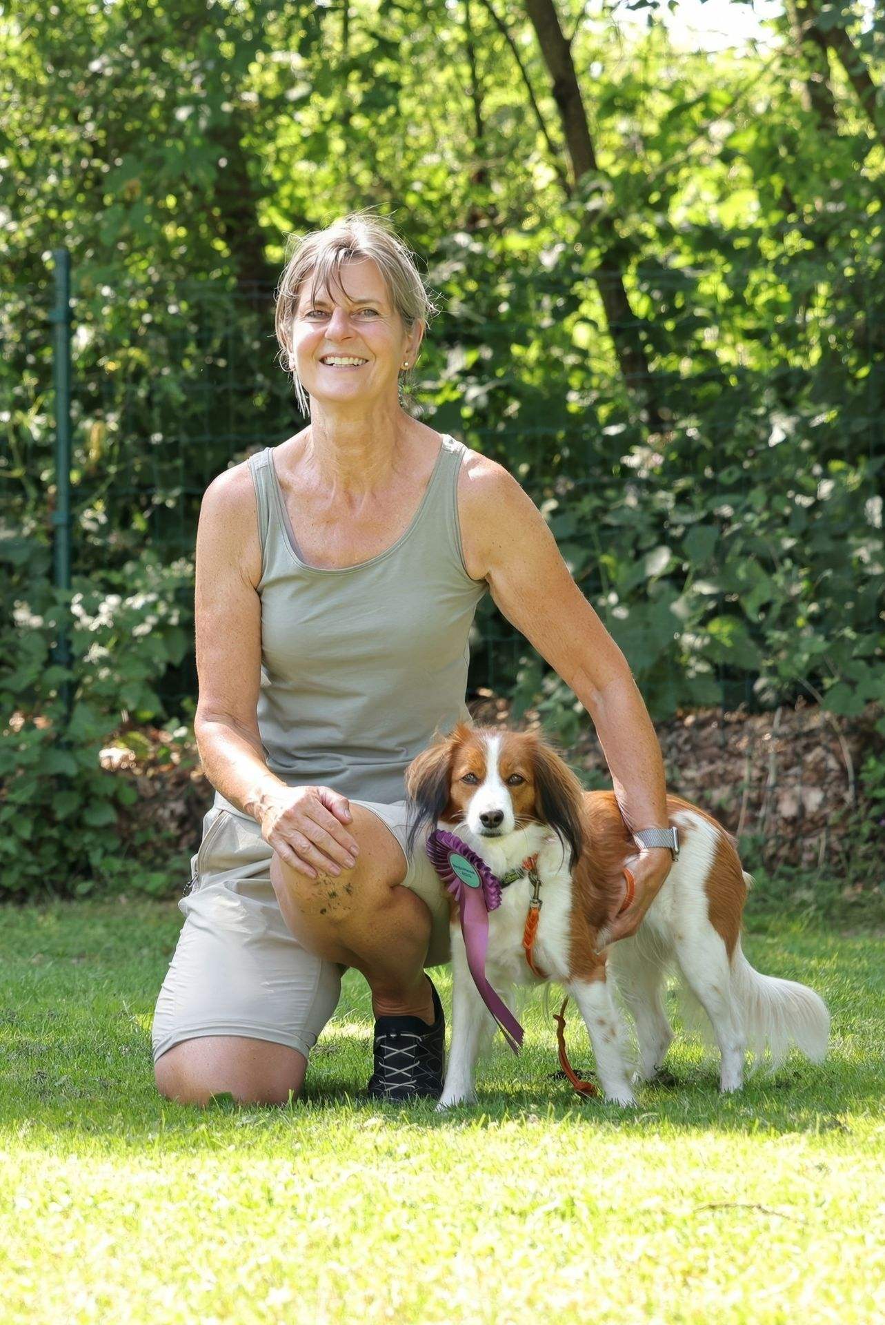Sigrid Matzick mit Bientje of Amber Cottage Chiemsee